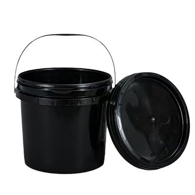 Reservatório de tinta de plástico preto com tampa ecológico e funcional
