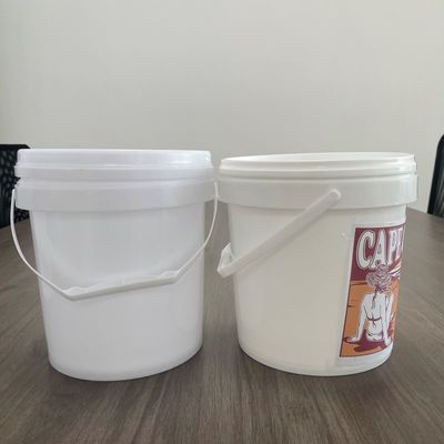 Snack 4L Balde de plástico colorido com impressão IML e certificação GAP/ISO/FDA