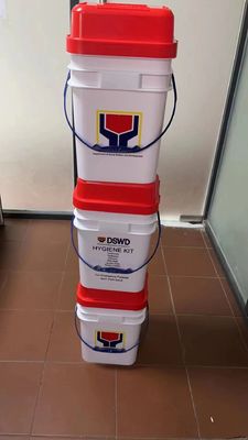 20L 25L em terra Durável preto HDPE plástico balde para construção Epoxy de alta capacidade