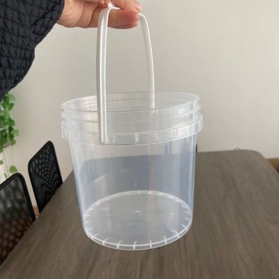 Tela de seda/transferência de calor/impressão IML recipiente de PP balde redondo de plástico para personalização