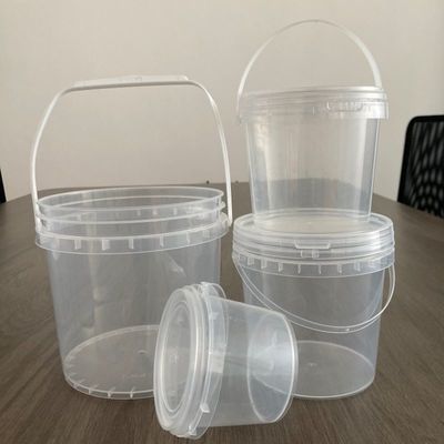 Tela de seda/transferência de calor/impressão IML recipiente de PP balde redondo de plástico para personalização