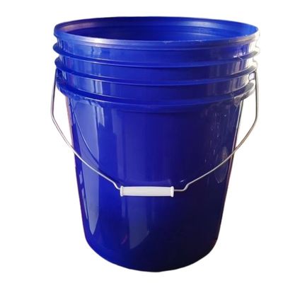5 Gal Embalagens de plástico de qualidade alimentar com alça de metal De espessura personalizada 1,0 a 2,5 mm
