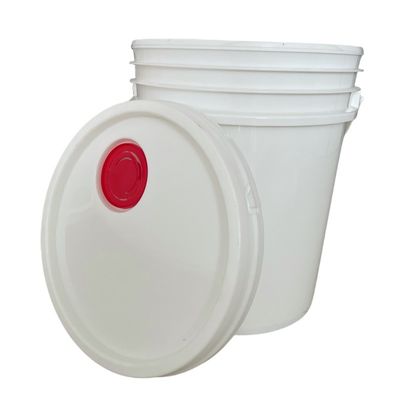 5 Gal Embalagens de plástico de qualidade alimentar com alça de metal De espessura personalizada 1,0 a 2,5 mm