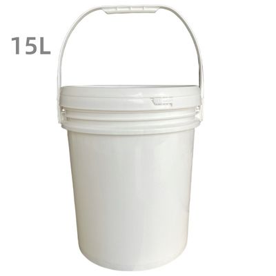 Impressão de tela de seda Balde de plástico redondo com balde de manobra de metal 3L 4L 5L 8L 10L 5 galões