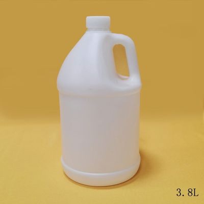 Reservatório de garrafa de plástico redondo de 500 ml azul durável 1L 2,5L 3,8L 5L para detergente de limpeza