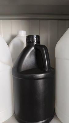 Reservatório de garrafa de plástico redondo de 500 ml azul durável 1L 2,5L 3,8L 5L para detergente de limpeza