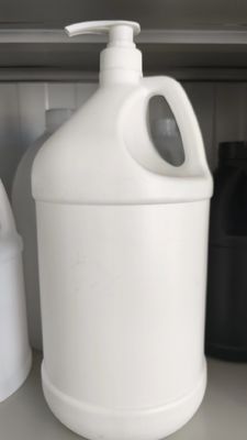 Reservatório de garrafa de plástico redondo de 500 ml azul durável 1L 2,5L 3,8L 5L para detergente de limpeza