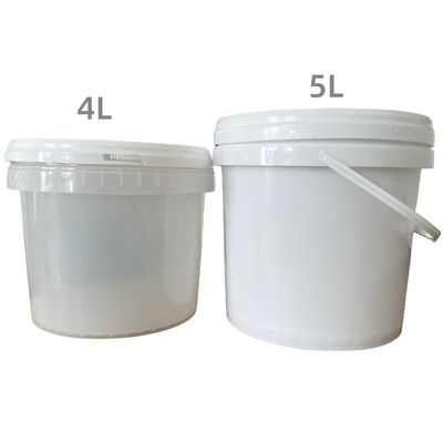 3L 4L 5L balde de plástico ecológico com tampa