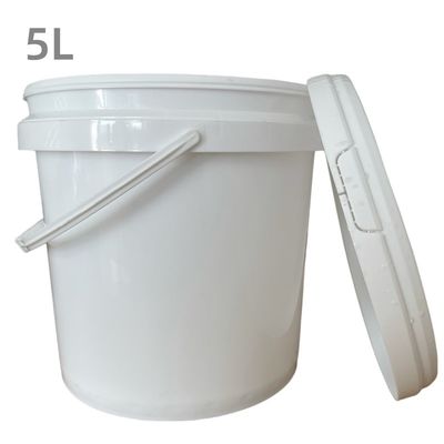 3L 4L 5L balde de plástico ecológico com tampa