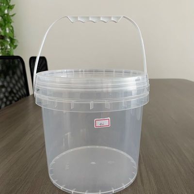 recipiente de iogurte doce de mel balde de plástico redondo com tampa de 1,0 a 2,5 mm de espessura