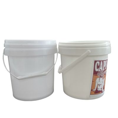 Solução de distribuição de picles em recipientes de alimentos personalizados de plástico redondo de 5 litros