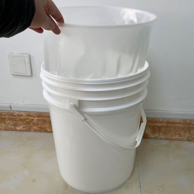 1.0 a 2.5 mm Espessura Balde de plástico com alça de ferro e impressão de transferência de calor