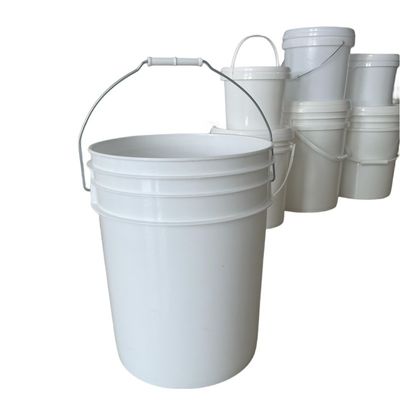 Impressão de transferência de calor Personalizar recipiente de plástico quadrado balde com forro