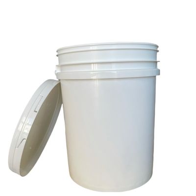 Container de sementes 5 galões balde com acessórios cabo tampa e design transparente