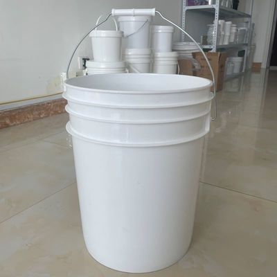 Container de sementes 5 galões balde com acessórios cabo tampa e design transparente