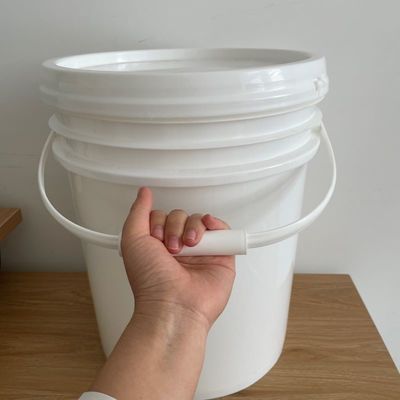 Container de sementes 5 galões balde com acessórios cabo tampa e design transparente