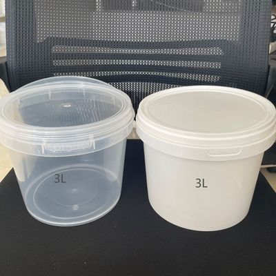 Balde de plástico de tampa fácil de abrir e fechar em tamanhos 3L-25L para aplicações personalizadas