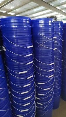 20L 25L balde de plástico de forma redonda com tampa para cimento em pó de mastigação e tinta emulsão