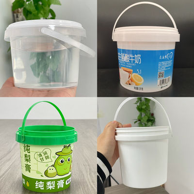 Fábrica de baldes de plástico da China Fornecer balde de plástico transparente mini