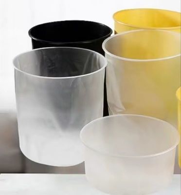 Conveniente red descartável plástico balde forro personalizar necessidades para fácil descarte