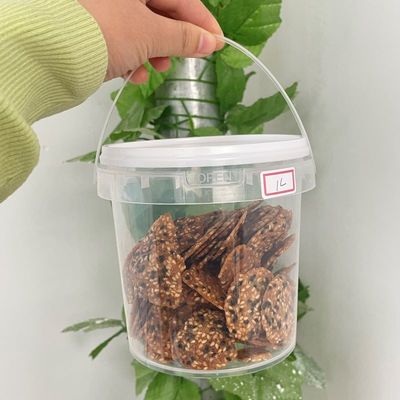 Preços de fábrica Balde de plástico 1L 2L 3L 4L 5L recipiente de alimentos